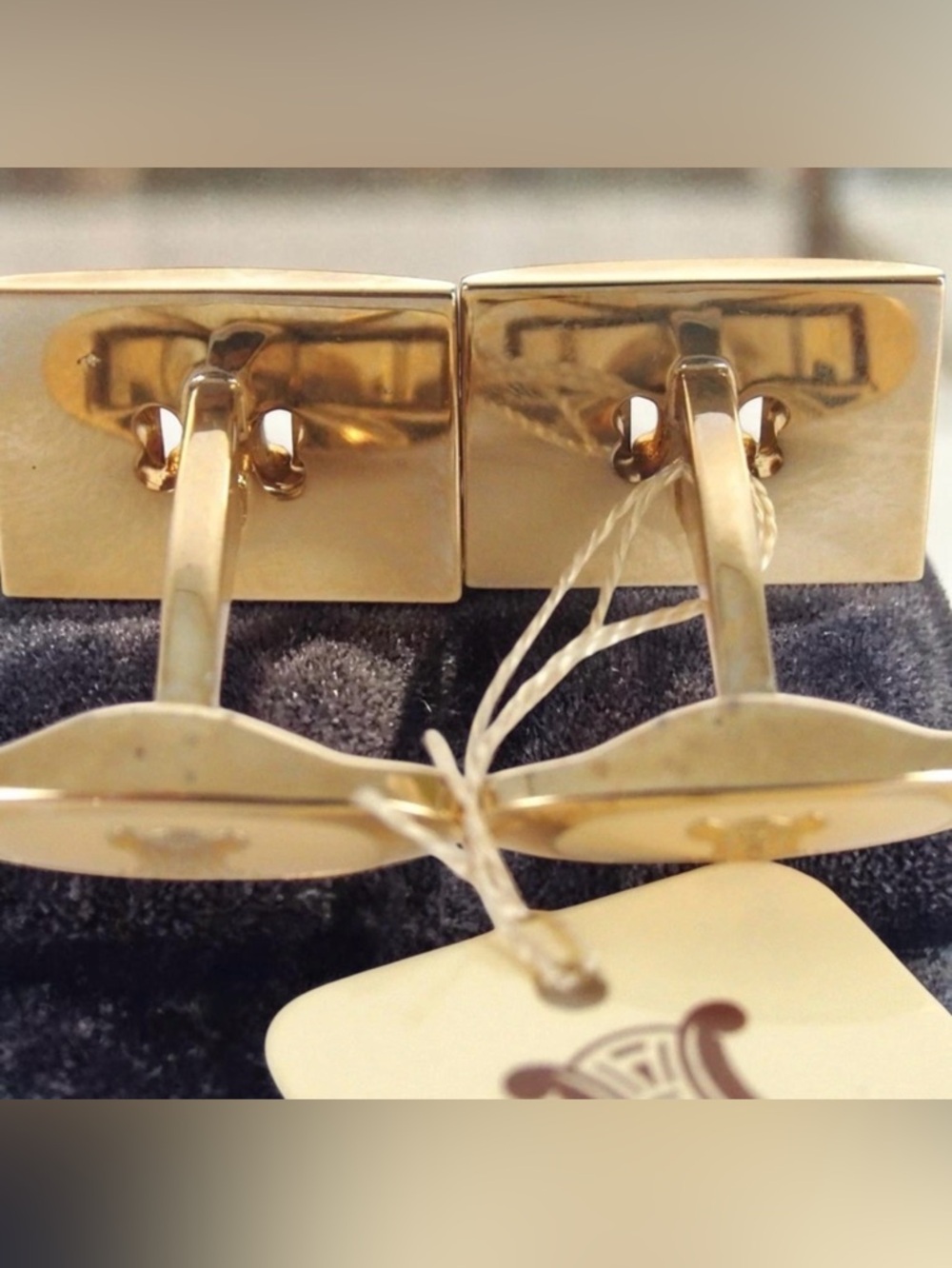 Celine Triomphe Two-Tone Cufflinks ✨🤩 - Picture 6 of 10